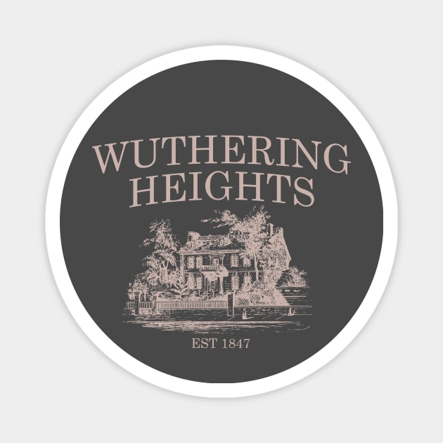 Wuthering Heights Heathcliff bookish - Bronte sisters Magnet by OutfittersAve